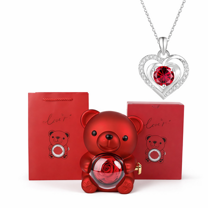 Miś z ukrytym łańcuszkiem