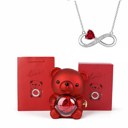 Miś z ukrytym łańcuszkiem